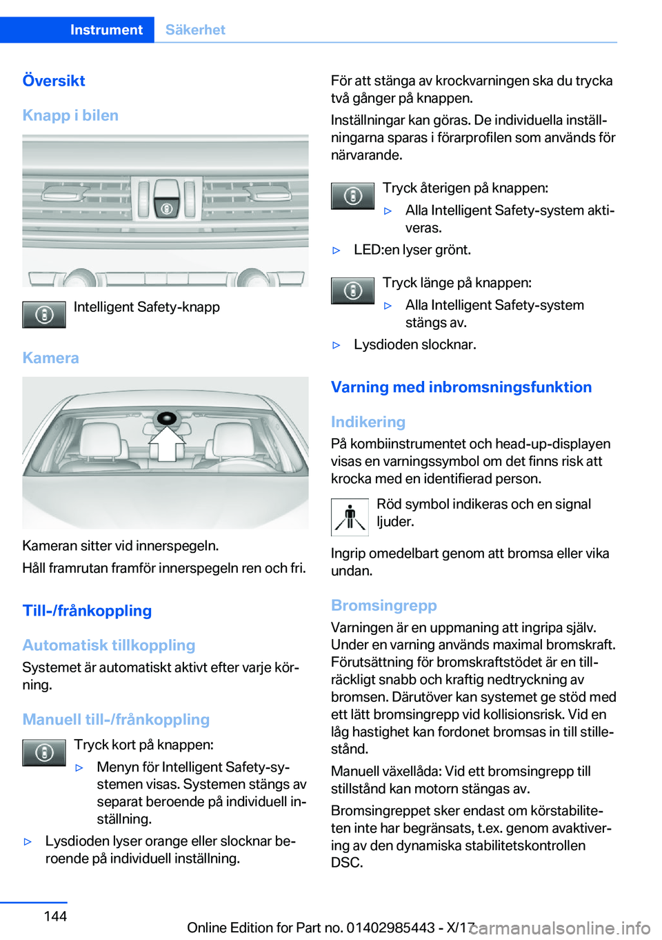 BMW X1 2018  InstruktionsbÖcker (in Swedish) �