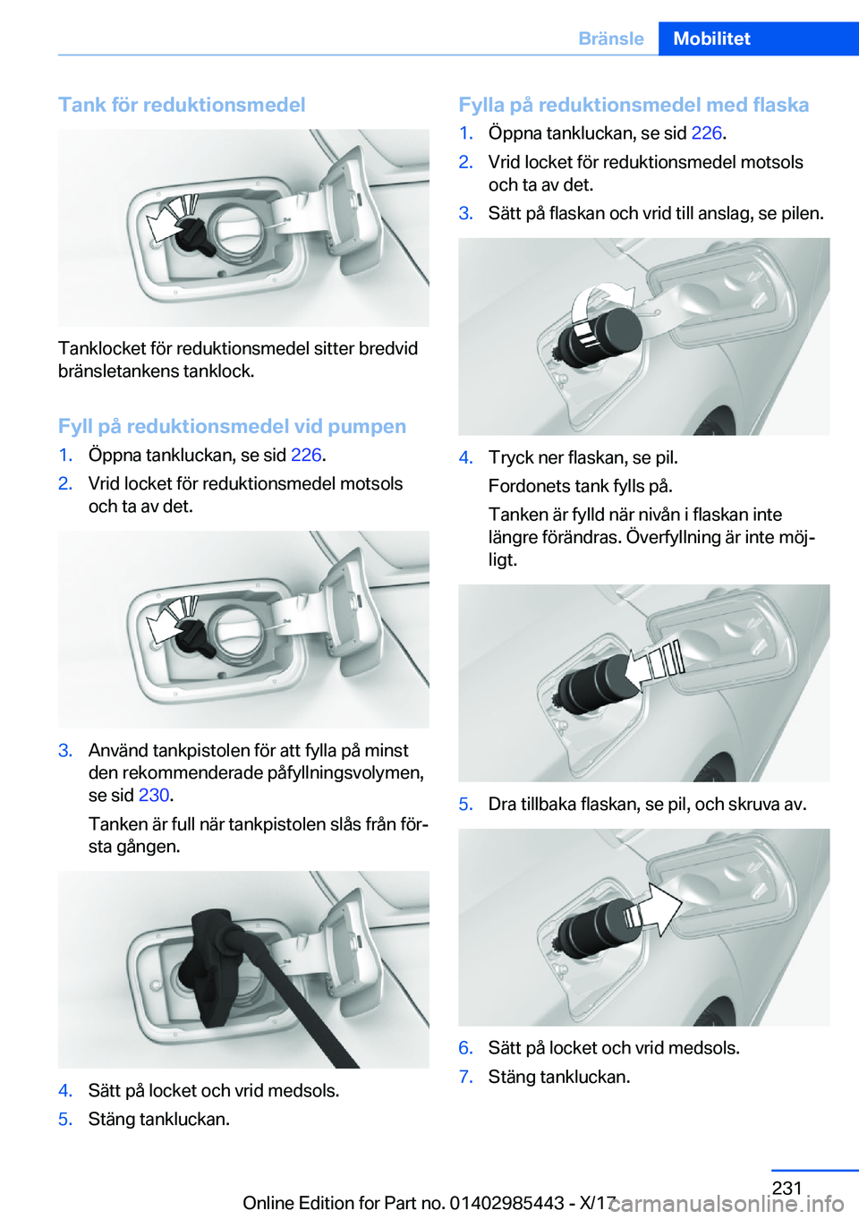 BMW X1 2018  InstruktionsbÖcker (in Swedish) �T�a�n�k��f�