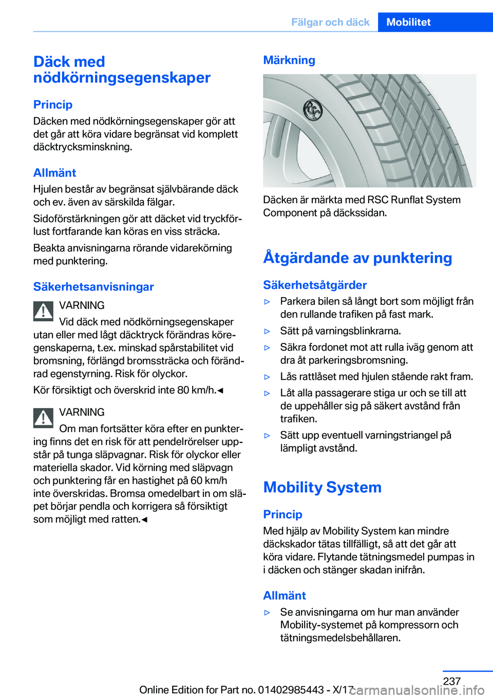 BMW X1 2018  InstruktionsbÖcker (in Swedish) �D�ä�c�k��m�e�d
�n�