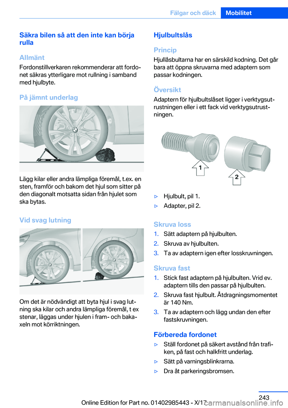 BMW X1 2018  InstruktionsbÖcker (in Swedish) �S�ä�k�r�a��b�i�l�e�n��s�å��a�t�t��d�e�n��i�n�t�e��k�a�n��b�