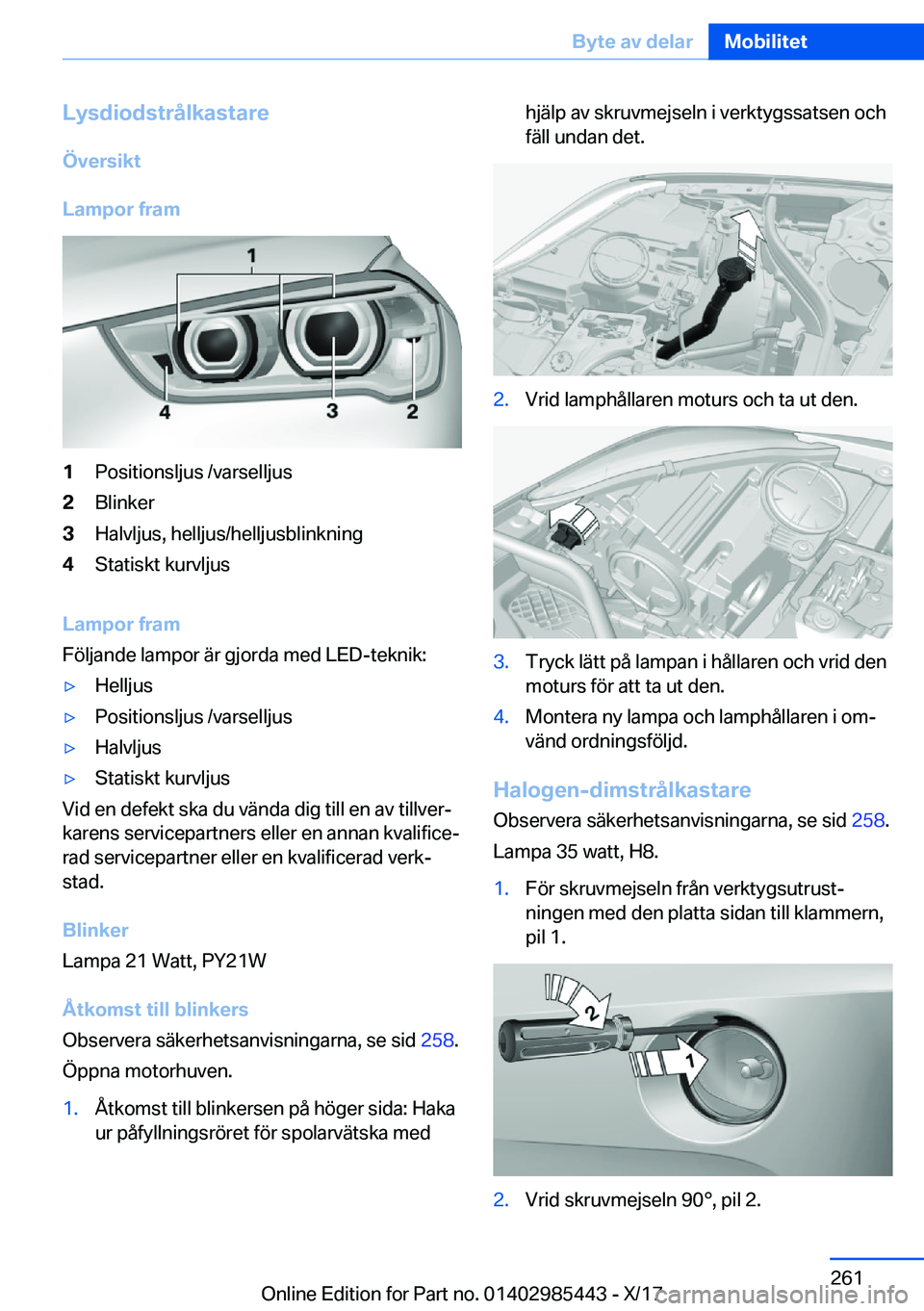 BMW X1 2018  InstruktionsbÖcker (in Swedish) �L�y�s�d�i�o�d�s�t�r�å�l�k�a�s�t�a�r�e�