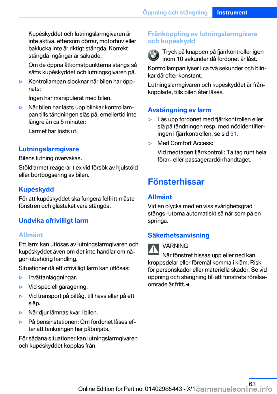 BMW X1 2018  InstruktionsbÖcker (in Swedish) �K�u�p�
