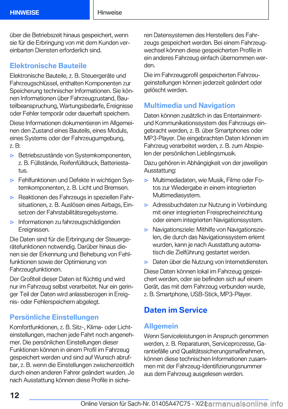 BMW X2 2022  Betriebsanleitungen (in German) �