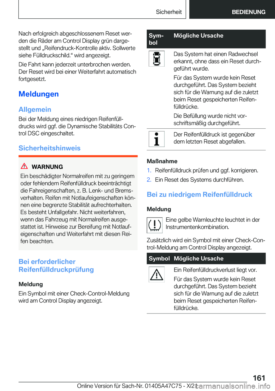 BMW X2 2022  Betriebsanleitungen (in German) �N�a�c�h��e�r�f�o�l�g�r�e�i�c�h��a�b�g�e�s�c�h�l�o�s�s�e�n�e�m��R�e�s�e�t��w�e�rj
�d�e�n��d�i�e��R�