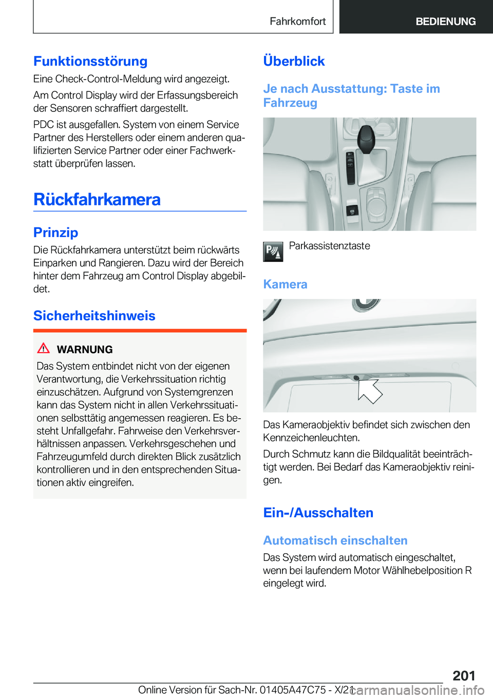 BMW X2 2022  Betriebsanleitungen (in German) �F�u�n�k�t�i�o�n�s�s�t�