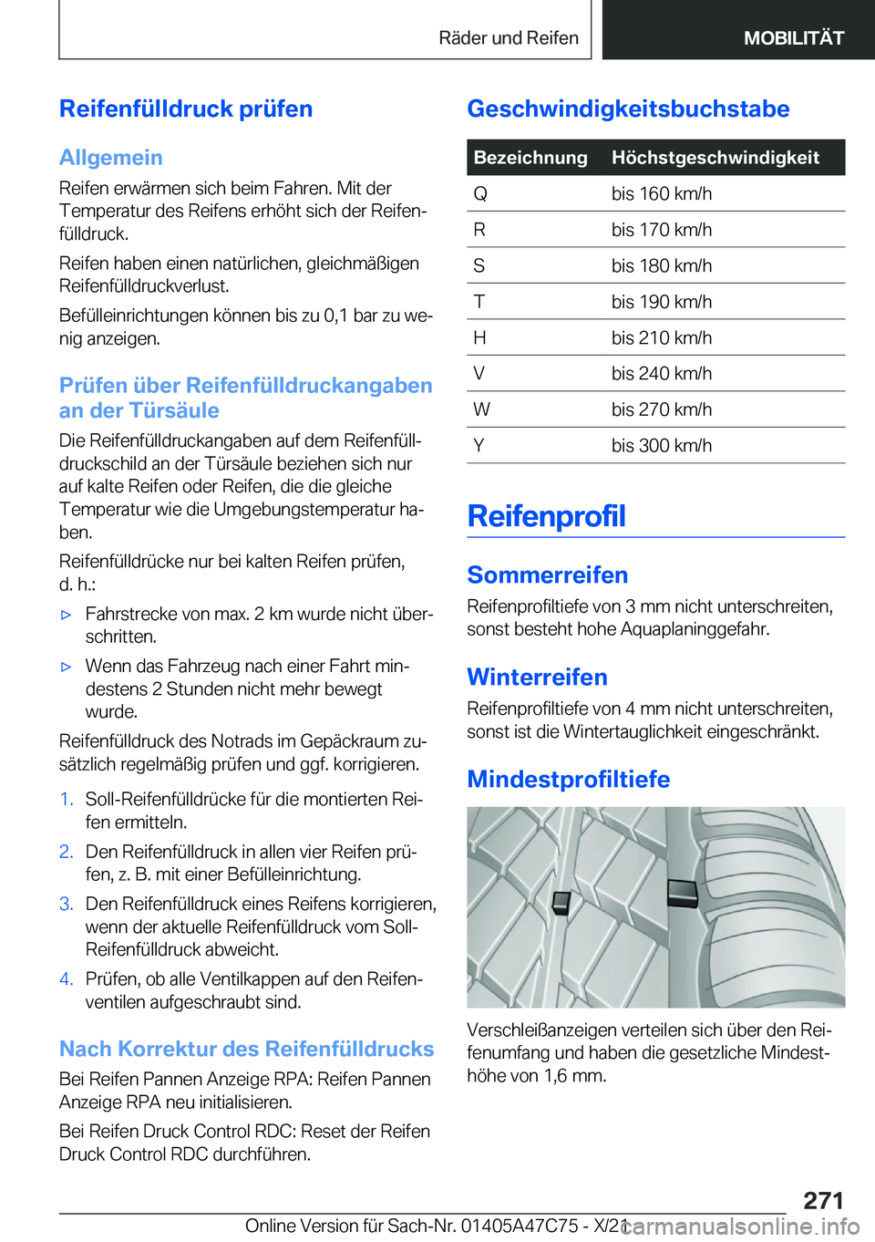 BMW X2 2022  Betriebsanleitungen (in German) �R�e�i�f�e�n�f�
