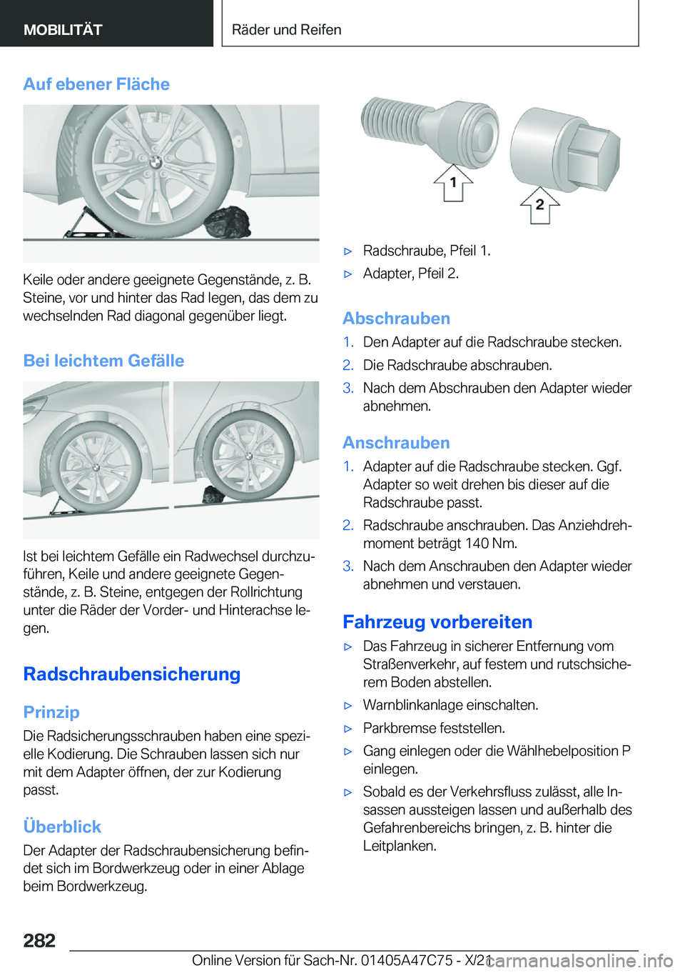 BMW X2 2022  Betriebsanleitungen (in German) �A�u�f��e�b�e�n�e�r��F�l�