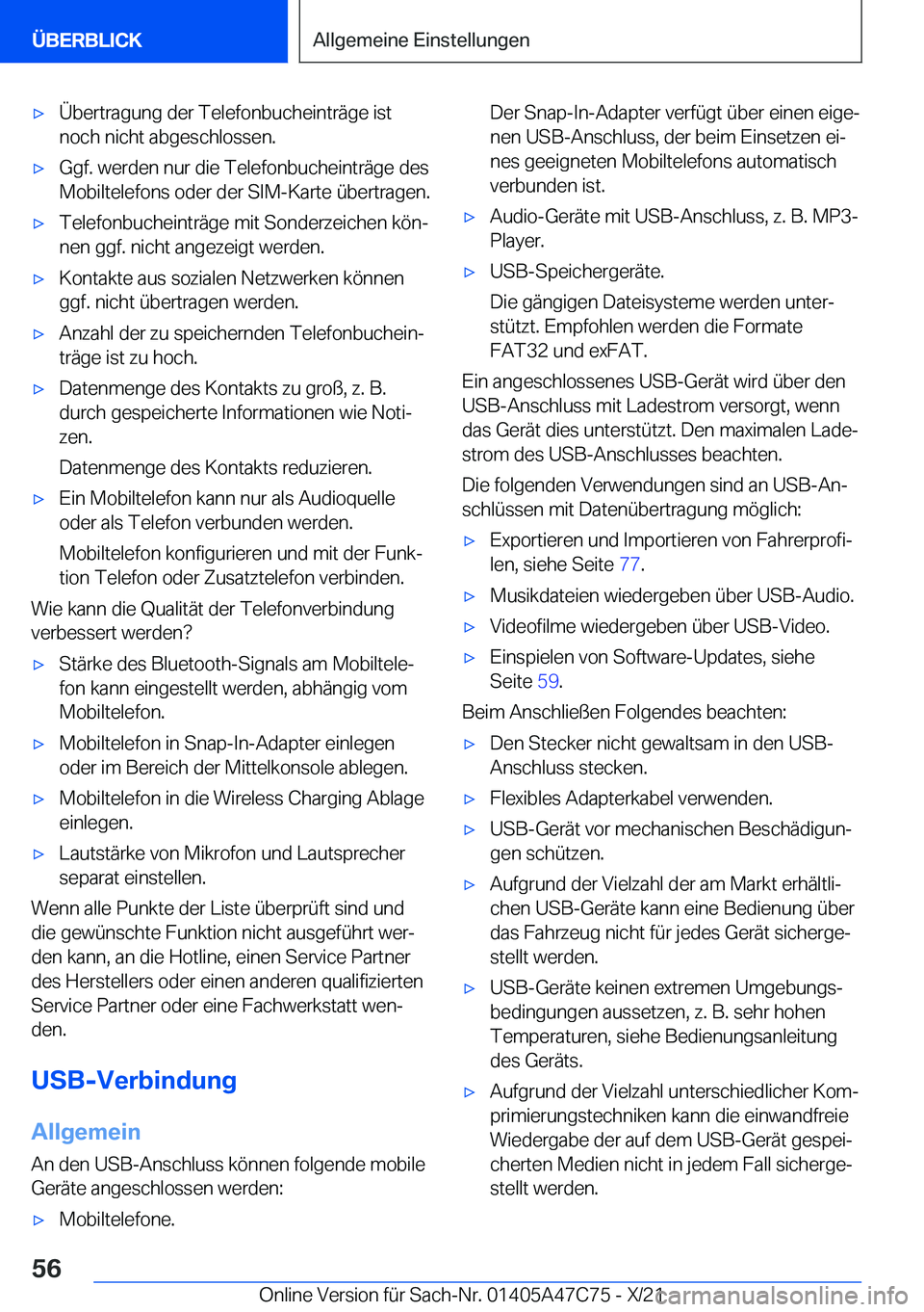 BMW X2 2022  Betriebsanleitungen (in German) x�