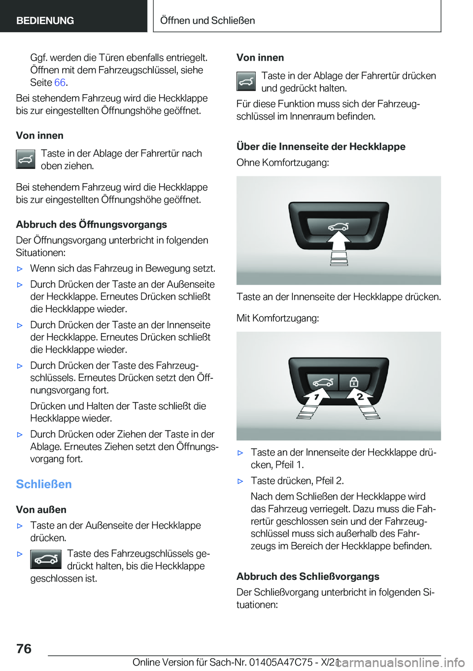 BMW X2 2022  Betriebsanleitungen (in German) �G�g�f�.��w�e�r�d�e�n��d�i�e��T�
