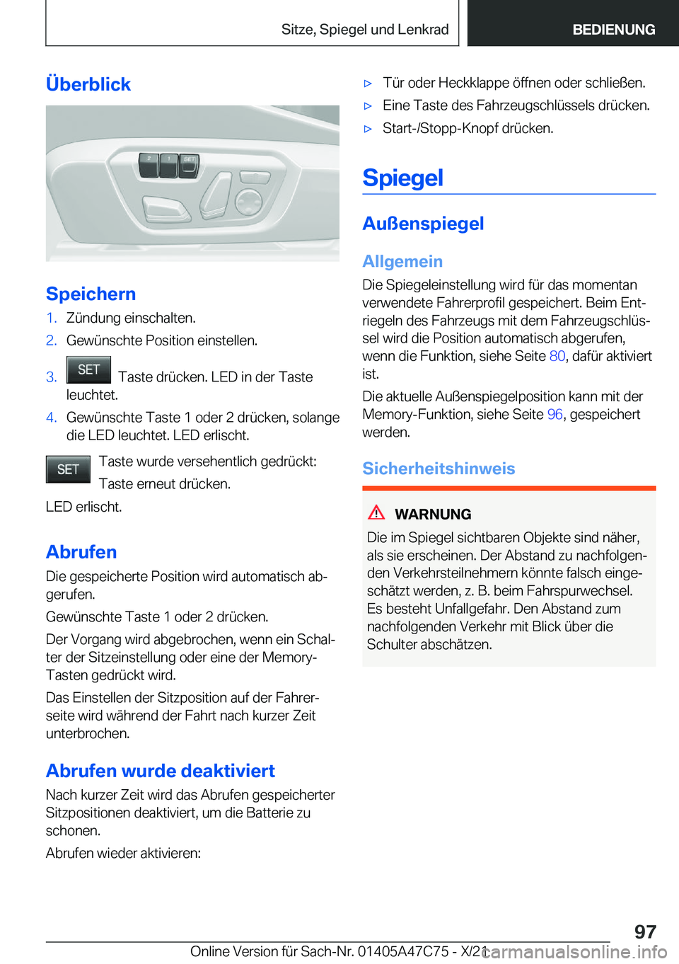 BMW X2 2022  Betriebsanleitungen (in German) �