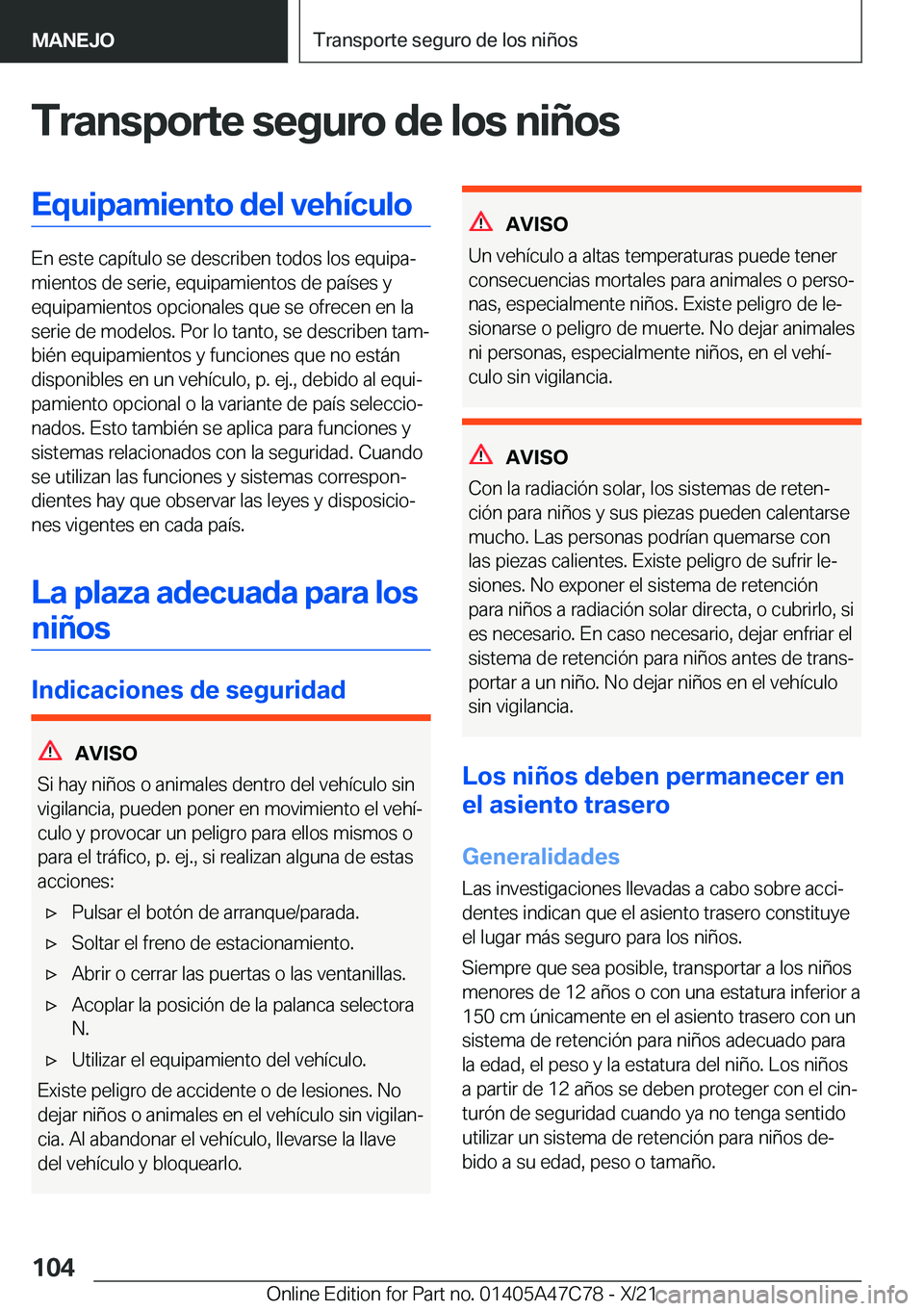 BMW X2 2022  Manuales de Empleo (in Spanish) �T�r�a�n�s�p�o�r�t�e��s�e�g�u�r�o��d�e��l�o�s��n�i�