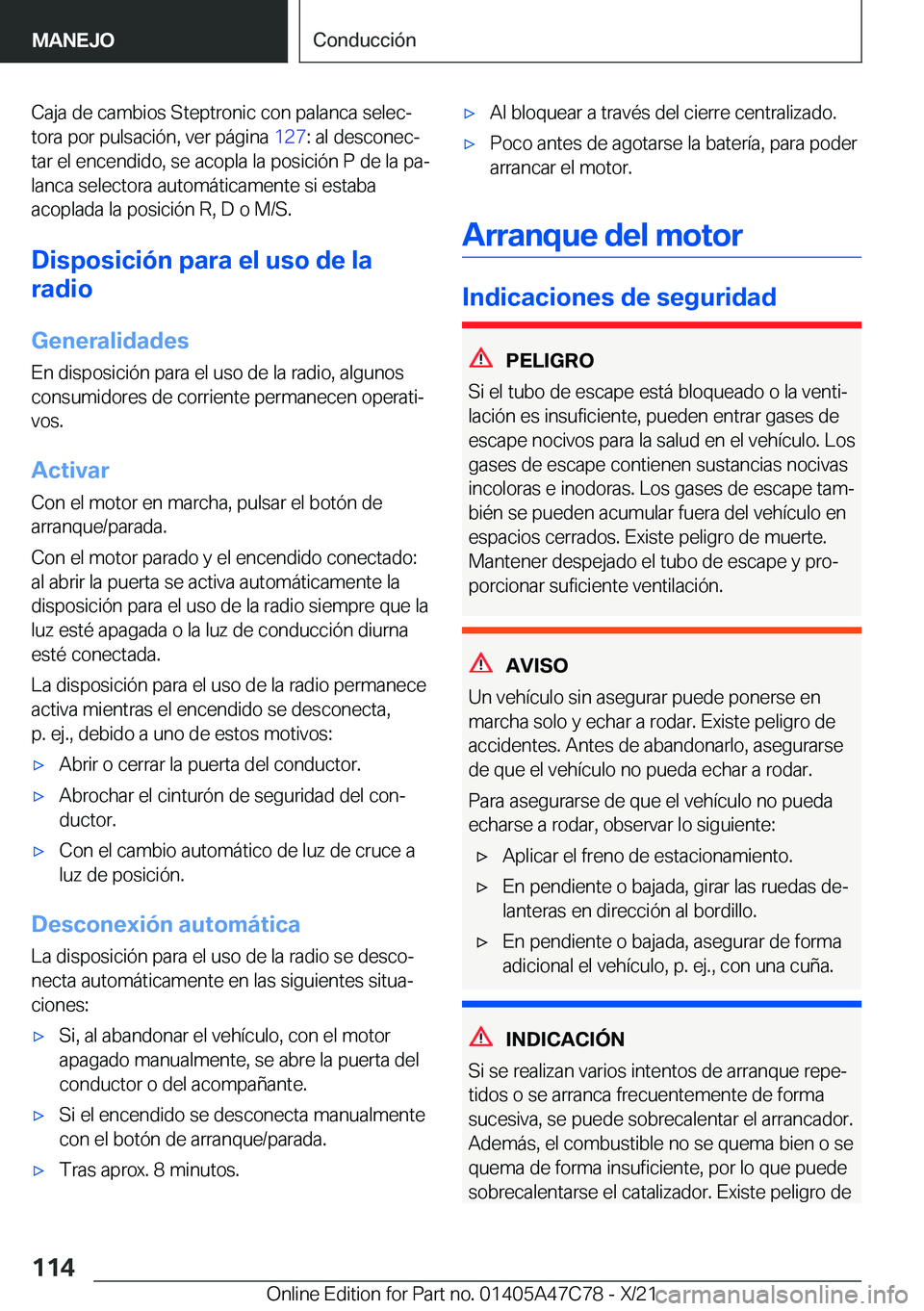 BMW X2 2022  Manuales de Empleo (in Spanish) �C�a�j�a��d�e��c�a�m�b�i�o�s��S�t�e�p�t�r�o�n�i�c��c�o�n��p�a�l�a�n�c�a��s�e�l�e�cª�t�o�r�a��p�o�r��p�u�l�s�a�c�i�