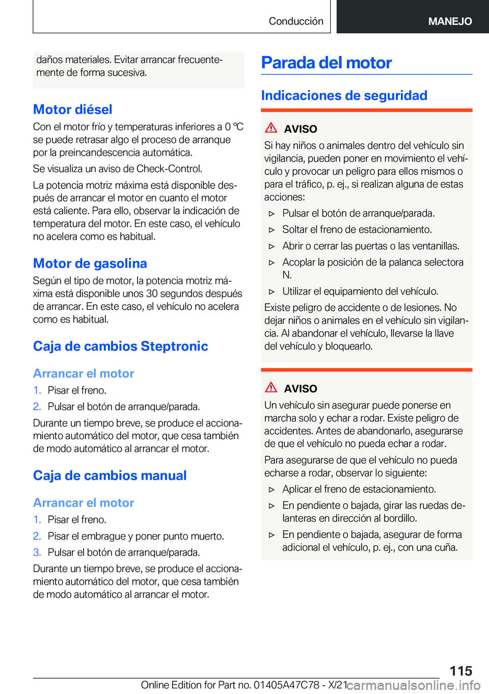 BMW X2 2022  Manuales de Empleo (in Spanish) �d�a�