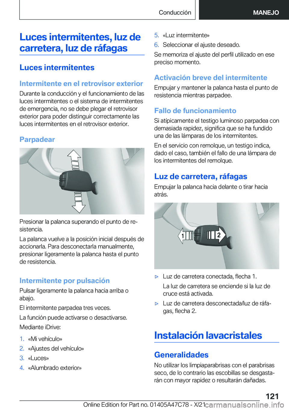 BMW X2 2022  Manuales de Empleo (in Spanish) �L�u�c�e�s��i�n�t�e�r�m�i�t�e�n�t�e�s�,��l�u�z��d�e�c�a�r�r�e�t�e�r�a�,��l�u�z��d�e��r�