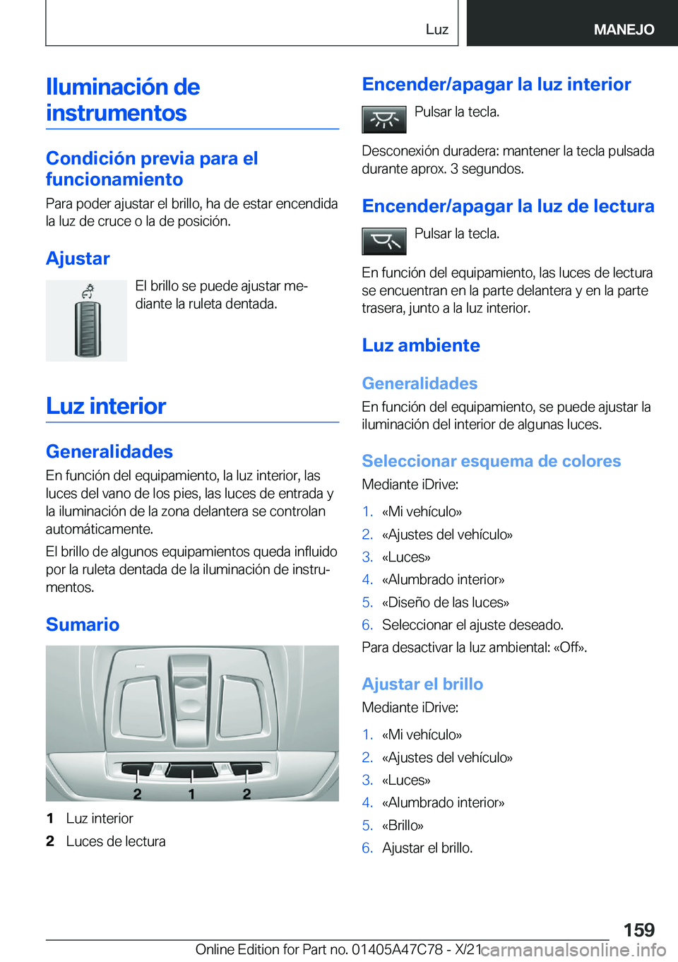 BMW X2 2022  Manuales de Empleo (in Spanish) �I�l�u�m�i�n�a�c�i�