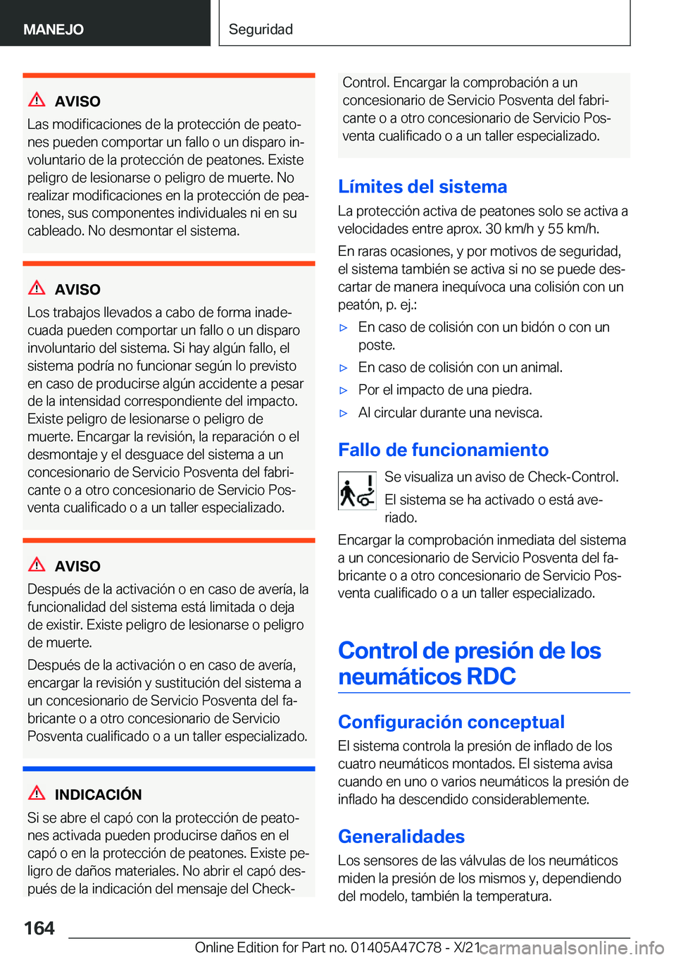 BMW X2 2022  Manuales de Empleo (in Spanish) �A�V�I�S�O
�L�a�s��m�o�d�i�f�i�c�a�c�i�o�n�e�s��d�e��l�a��p�r�o�t�e�c�c�i�