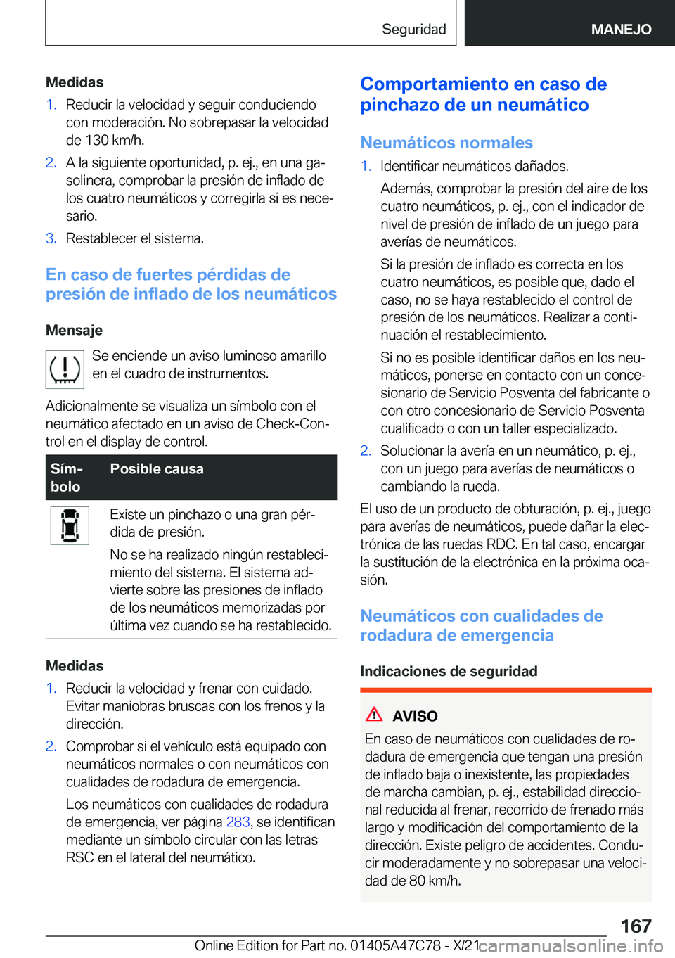 BMW X2 2022  Manuales de Empleo (in Spanish) �M�e�d�i�d�a�s�1�.�R�e�d�u�c�i�r��l�a��v�e�l�o�c�i�d�a�d��y��s�e�g�u�i�r��c�o�n�d�u�c�i�e�n�d�o
�c�o�n��m�o�d�e�r�a�c�i�