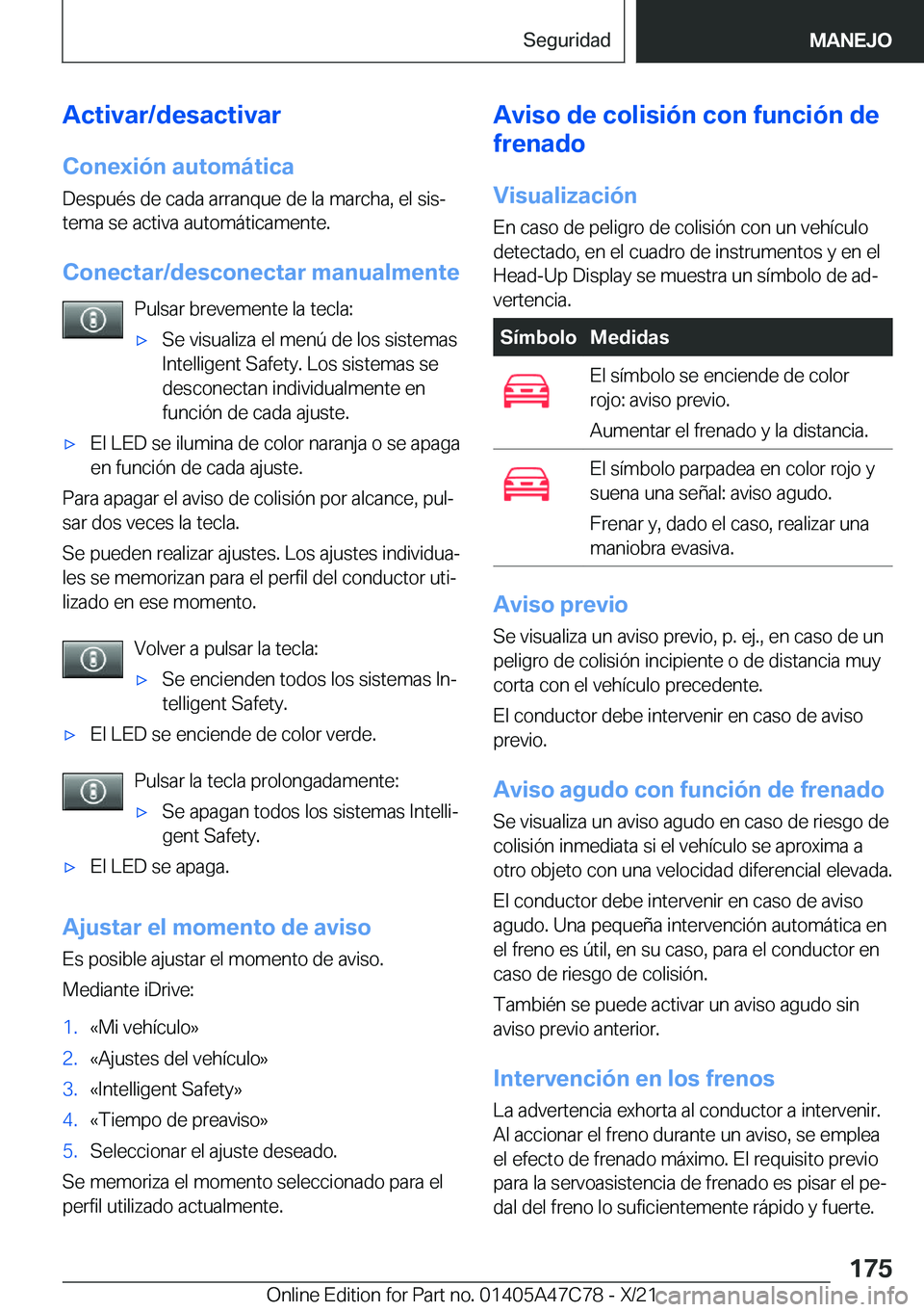 BMW X2 2022  Manuales de Empleo (in Spanish) �A�c�t�i�v�a�r�/�d�e�s�a�c�t�i�v�a�r�C�o�n�e�x�i�