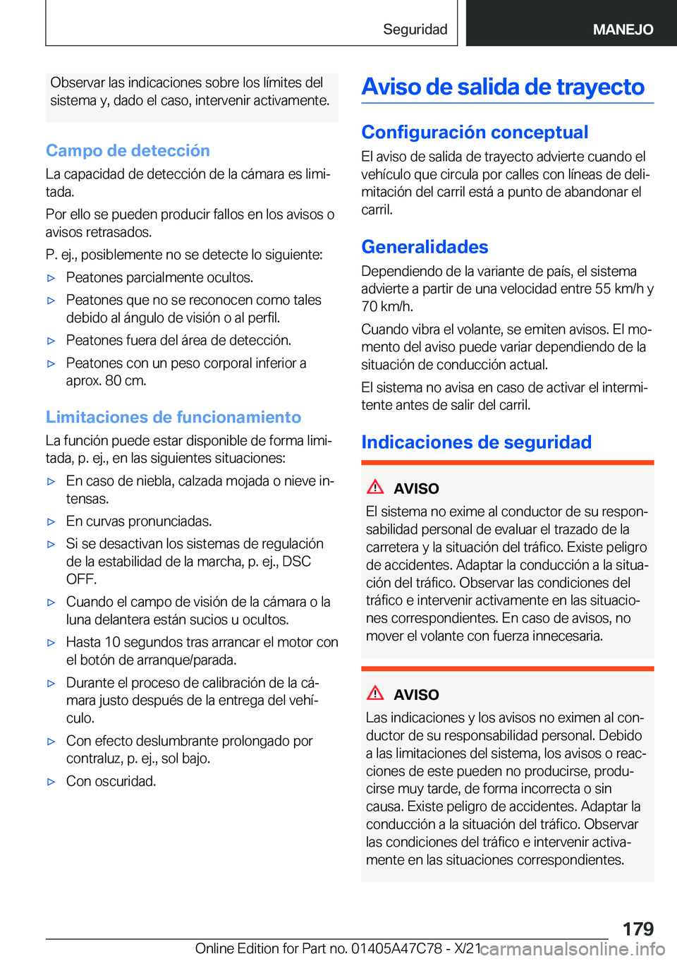 BMW X2 2022  Manuales de Empleo (in Spanish) �O�b�s�e�r�v�a�r��l�a�s��i�n�d�i�c�a�c�i�o�n�e�s��s�o�b�r�e��l�o�s��l�
