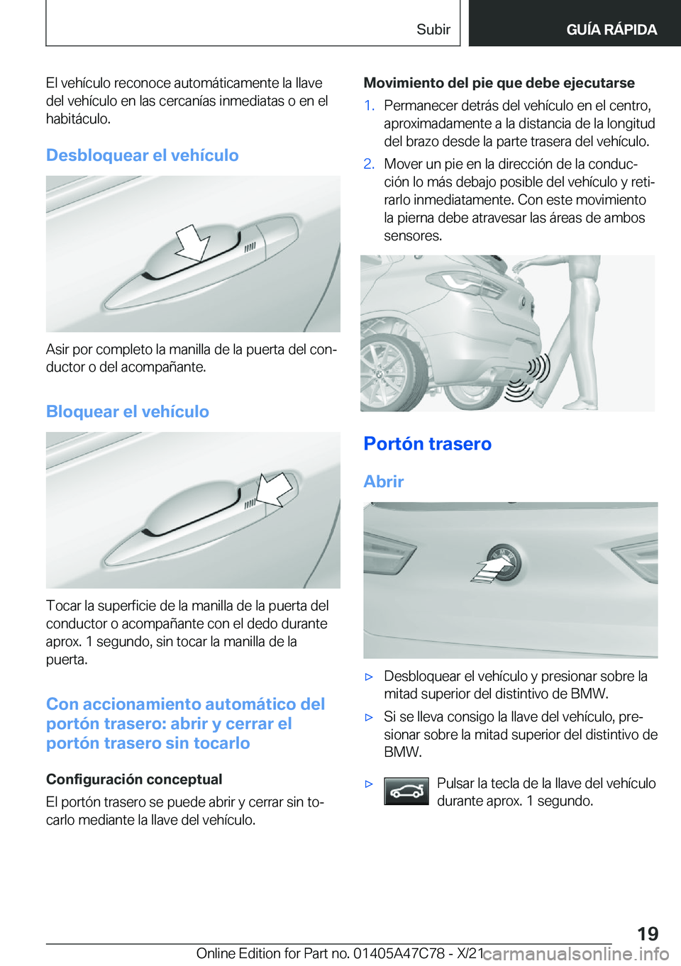 BMW X2 2022  Manuales de Empleo (in Spanish) �E�l��v�e�h�