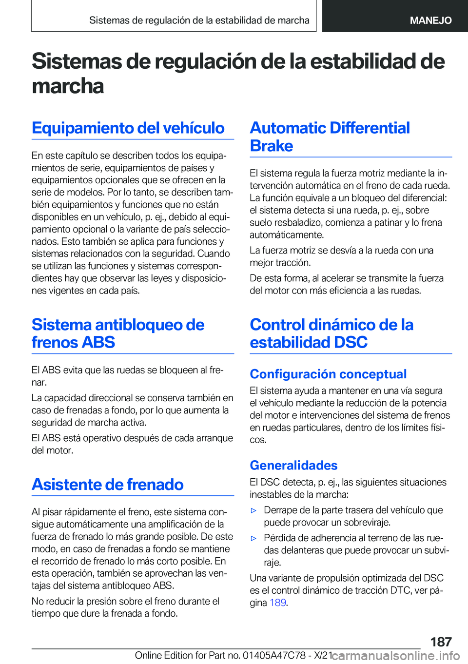 BMW X2 2022  Manuales de Empleo (in Spanish) �S�i�s�t�e�m�a�s��d�e��r�e�g�u�l�a�c�i�