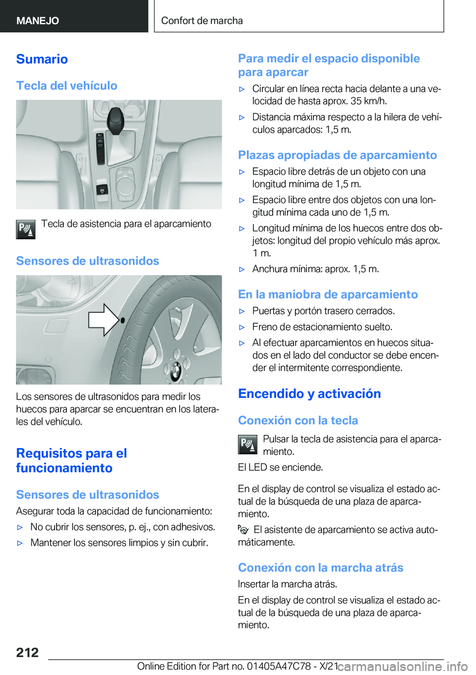 BMW X2 2022  Manuales de Empleo (in Spanish) �S�u�m�a�r�i�o�T�e�c�l�a��d�e�l��v�e�h�