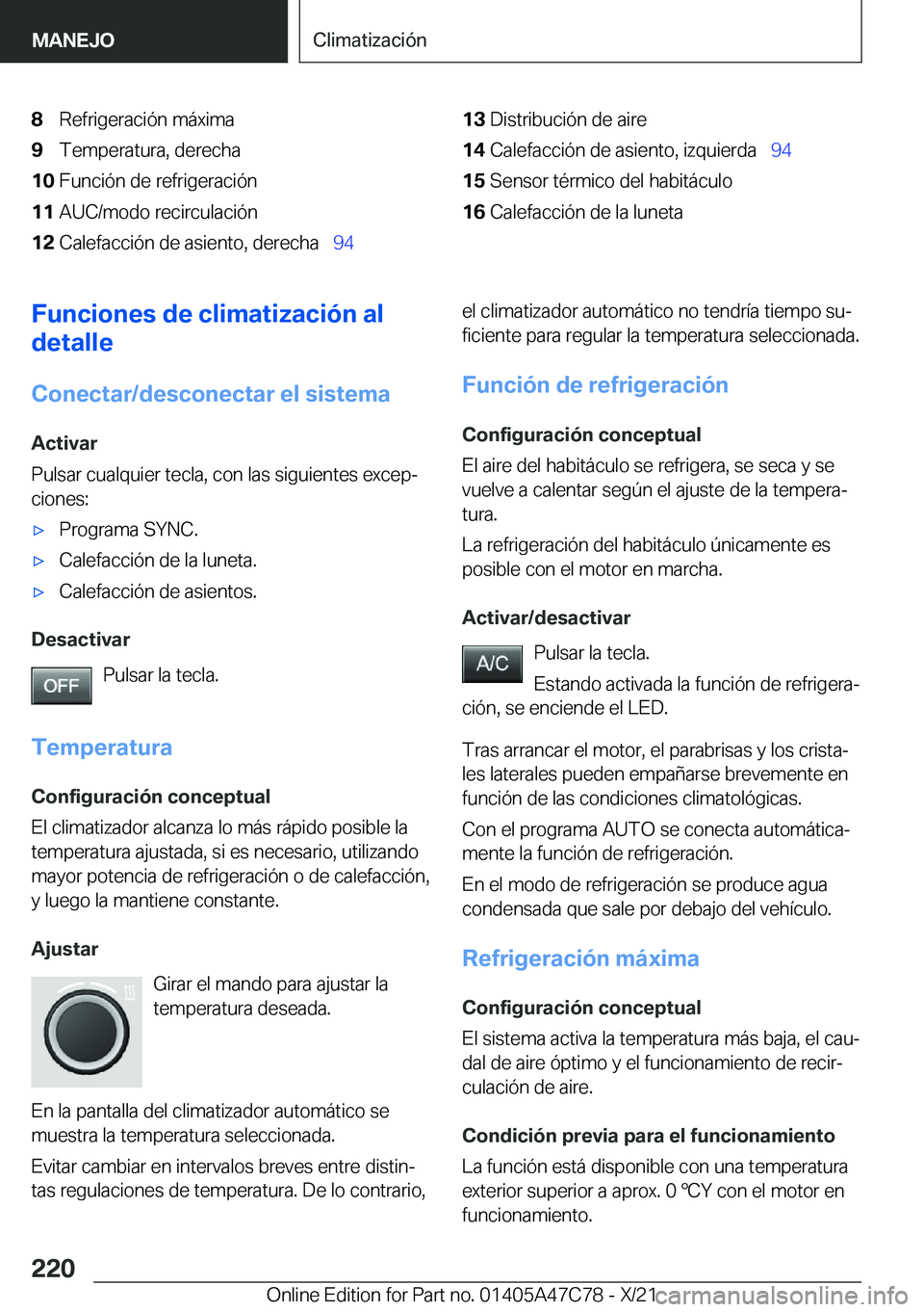 BMW X2 2022  Manuales de Empleo (in Spanish) �8�R�e�f�r�i�g�e�r�a�c�i�