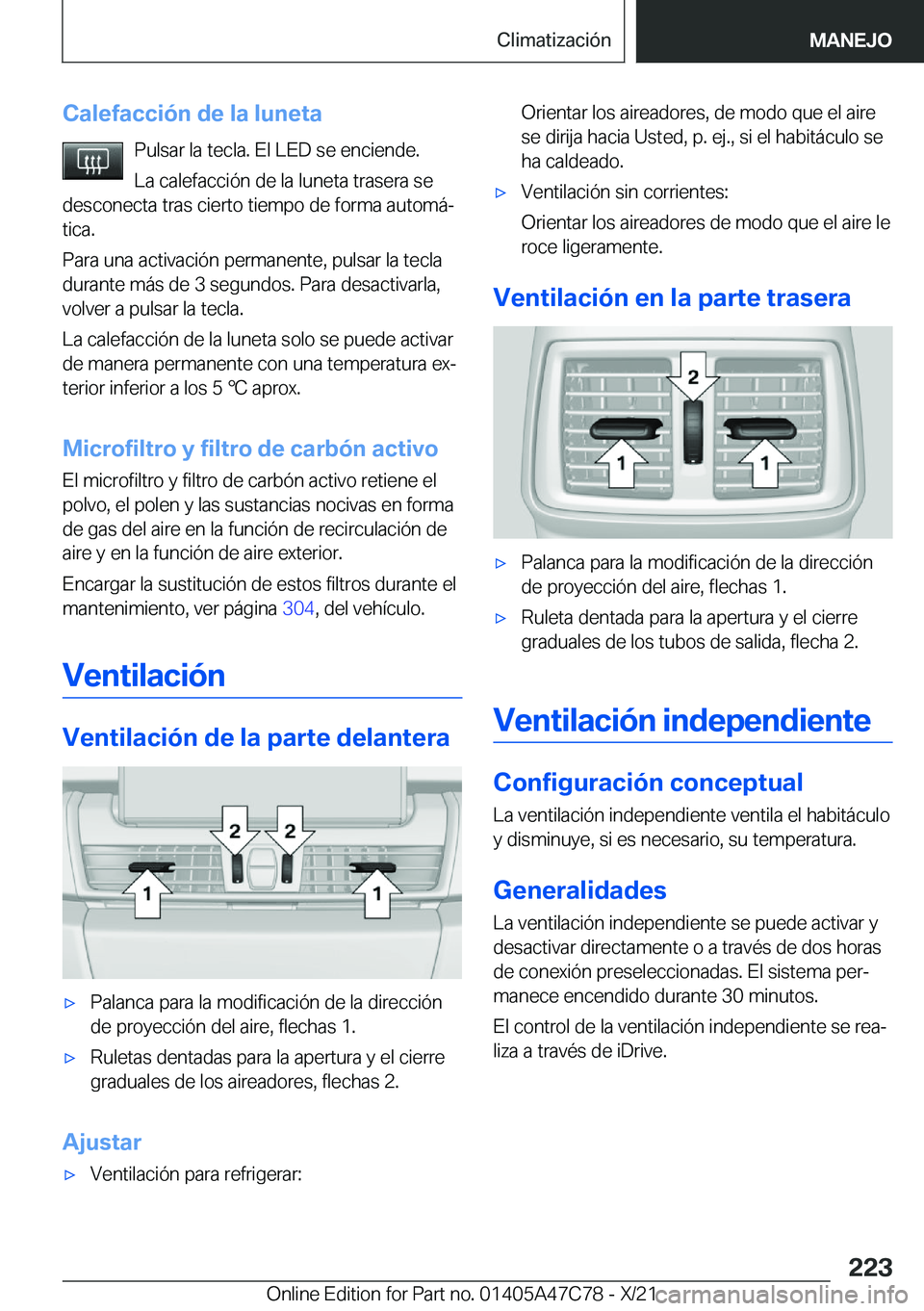 BMW X2 2022  Manuales de Empleo (in Spanish) �C�a�l�e�f�a�c�c�i�