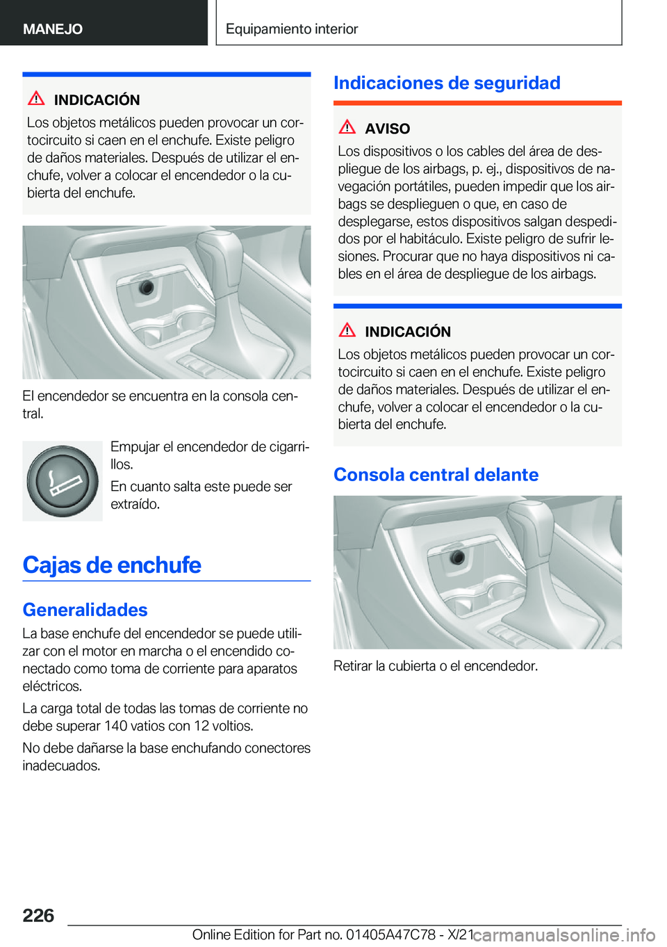 BMW X2 2022  Manuales de Empleo (in Spanish) �I�N�D�I�C�A�C�I�