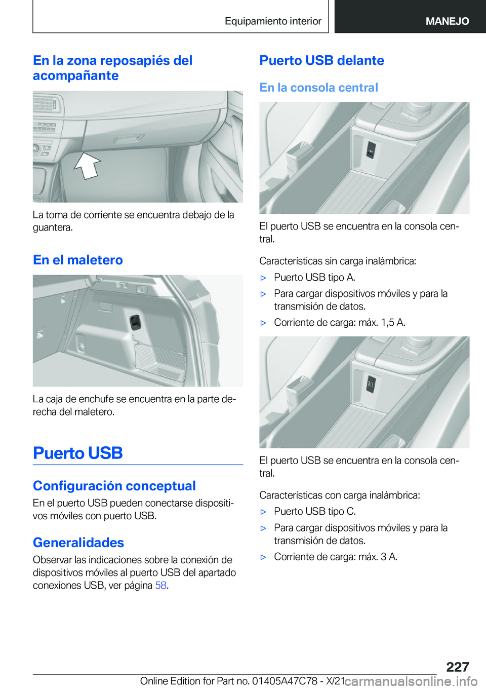 BMW X2 2022  Manuales de Empleo (in Spanish) �E�n��l�a��z�o�n�a��r�e�p�o�s�a�p�i�