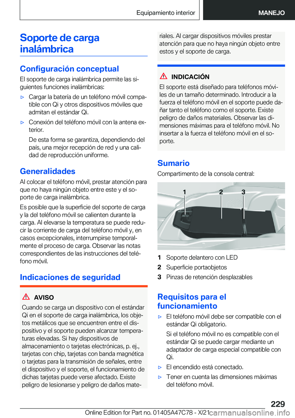 BMW X2 2022  Manuales de Empleo (in Spanish) �S�o�p�o�r�t�e��d�e��c�a�r�g�a�i�n�a�l�