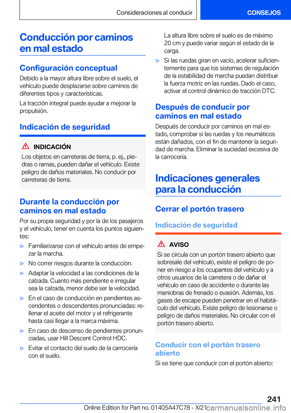 BMW X2 2022  Manuales de Empleo (in Spanish) �C�o�n�d�u�c�c�i�