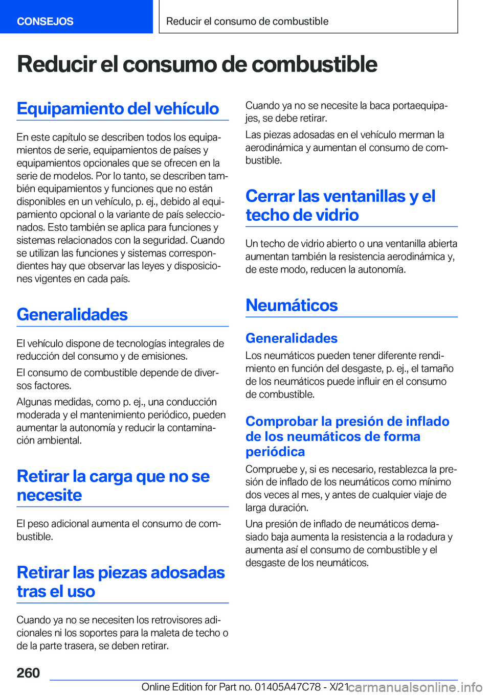 BMW X2 2022  Manuales de Empleo (in Spanish) �R�e�d�u�c�i�r��e�l��c�o�n�s�u�m�o��d�e��c�o�m�b�u�s�t�i�b�l�e�E�q�u�i�p�a�m�i�e�n�t�o��d�e�l��v�e�h�