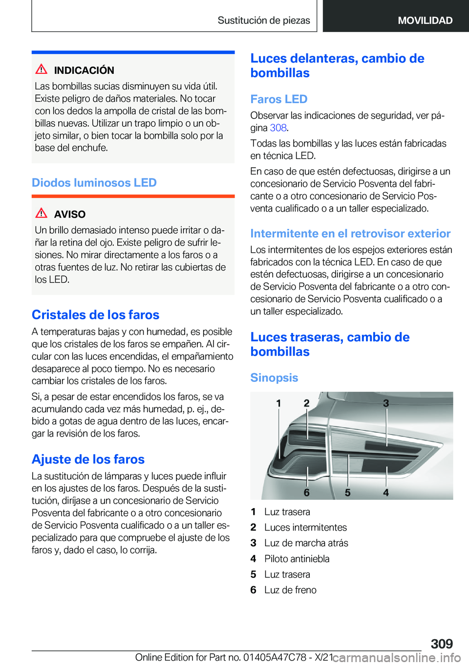 BMW X2 2022  Manuales de Empleo (in Spanish) �I�N�D�I�C�A�C�I�