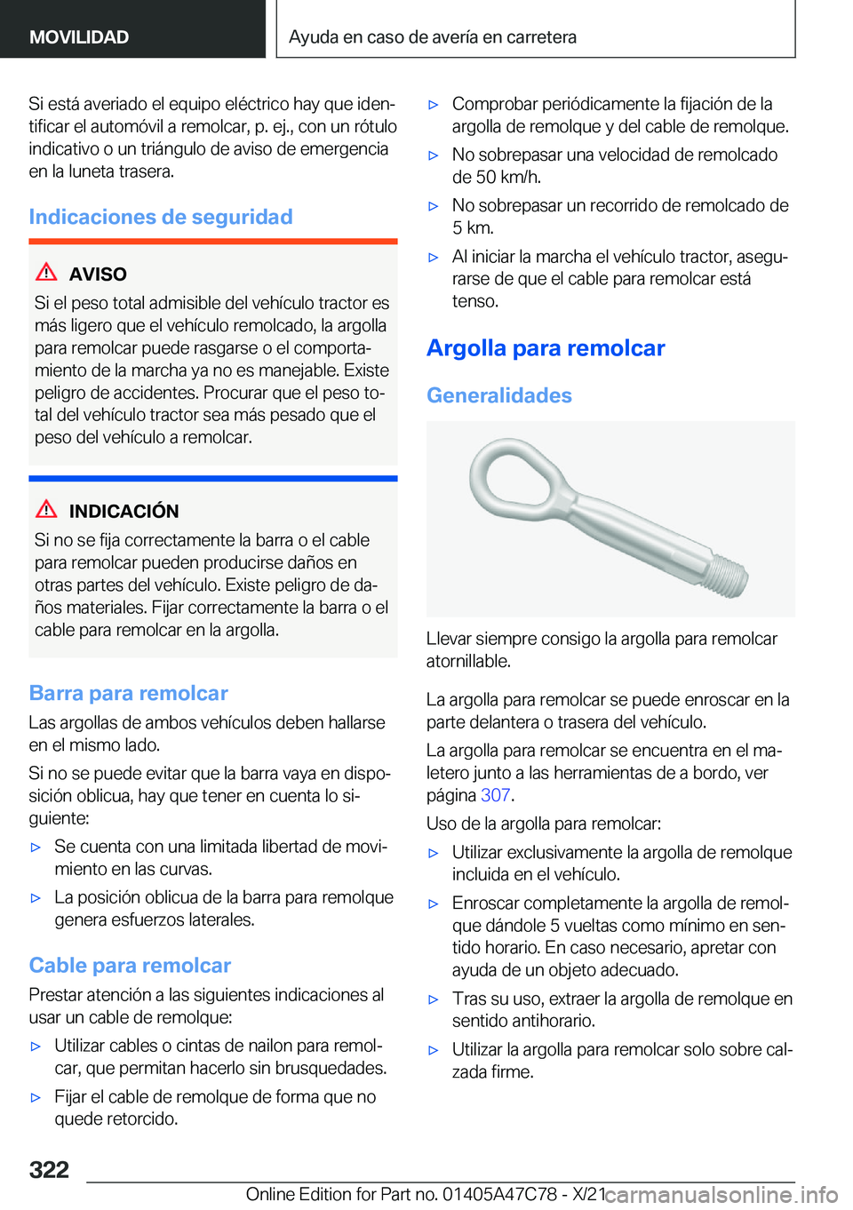 BMW X2 2022  Manuales de Empleo (in Spanish) �S�i��e�s�t�