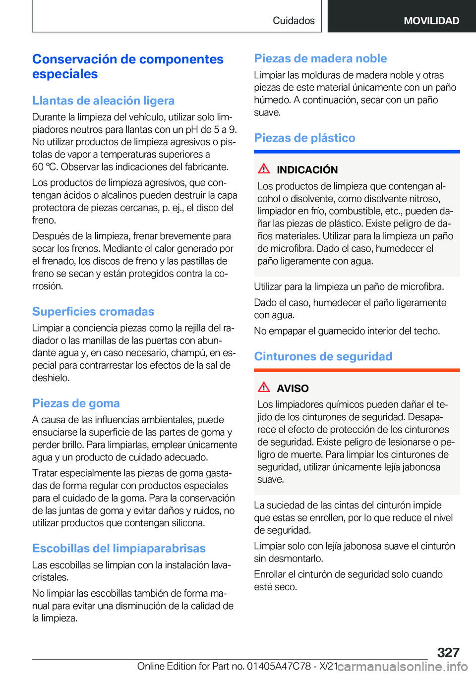 BMW X2 2022  Manuales de Empleo (in Spanish) �C�o�n�s�e�r�v�a�c�i�
