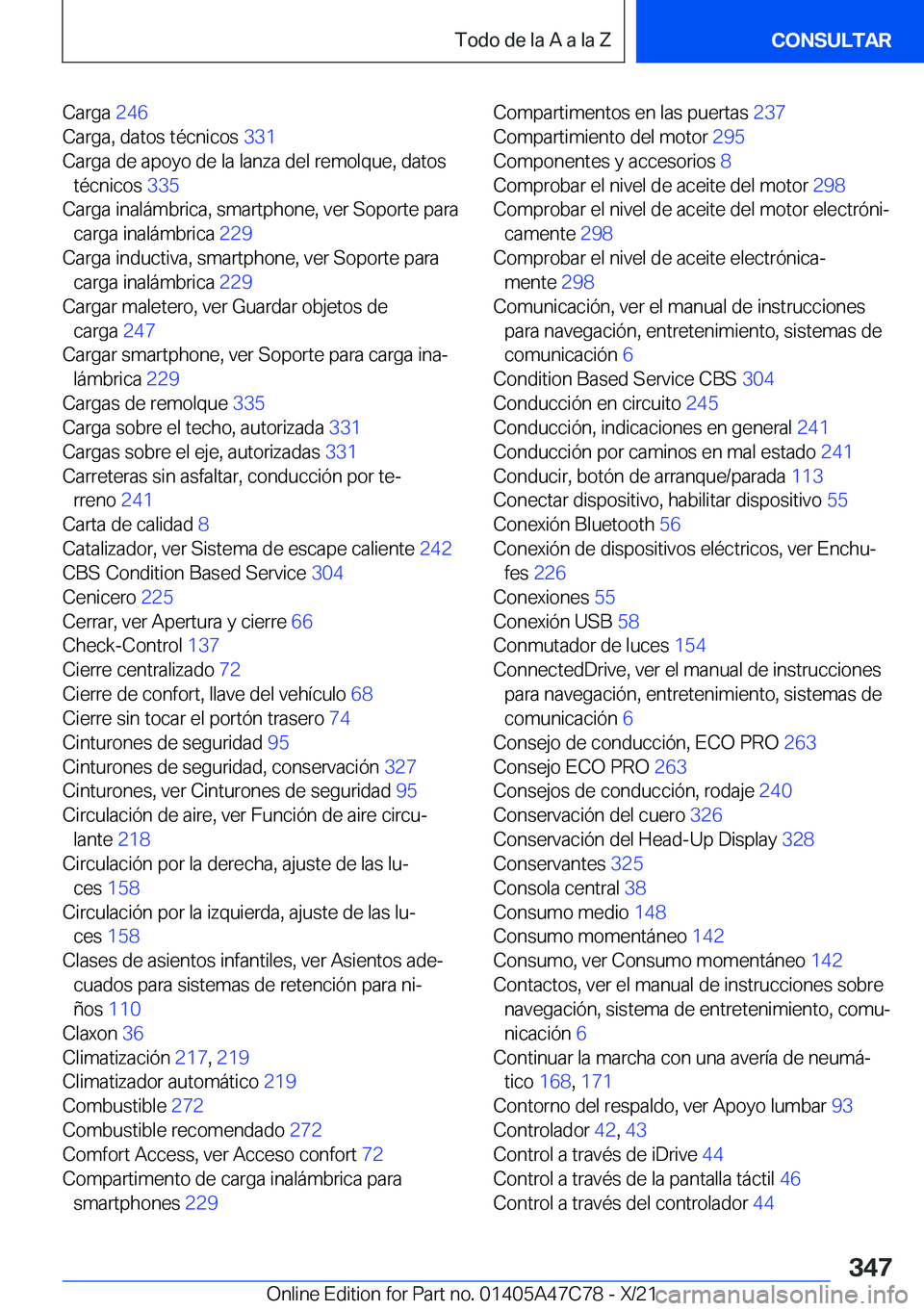 BMW X2 2022  Manuales de Empleo (in Spanish) �C�a�r�g�a��2�4�6�
�C�a�r�g�a�,��d�a�t�o�s��t�