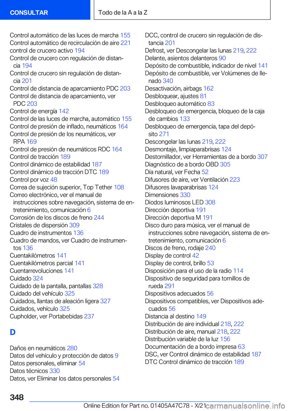 BMW X2 2022  Manuales de Empleo (in Spanish) �C�o�n�t�r�o�l��a�u�t�o�m�