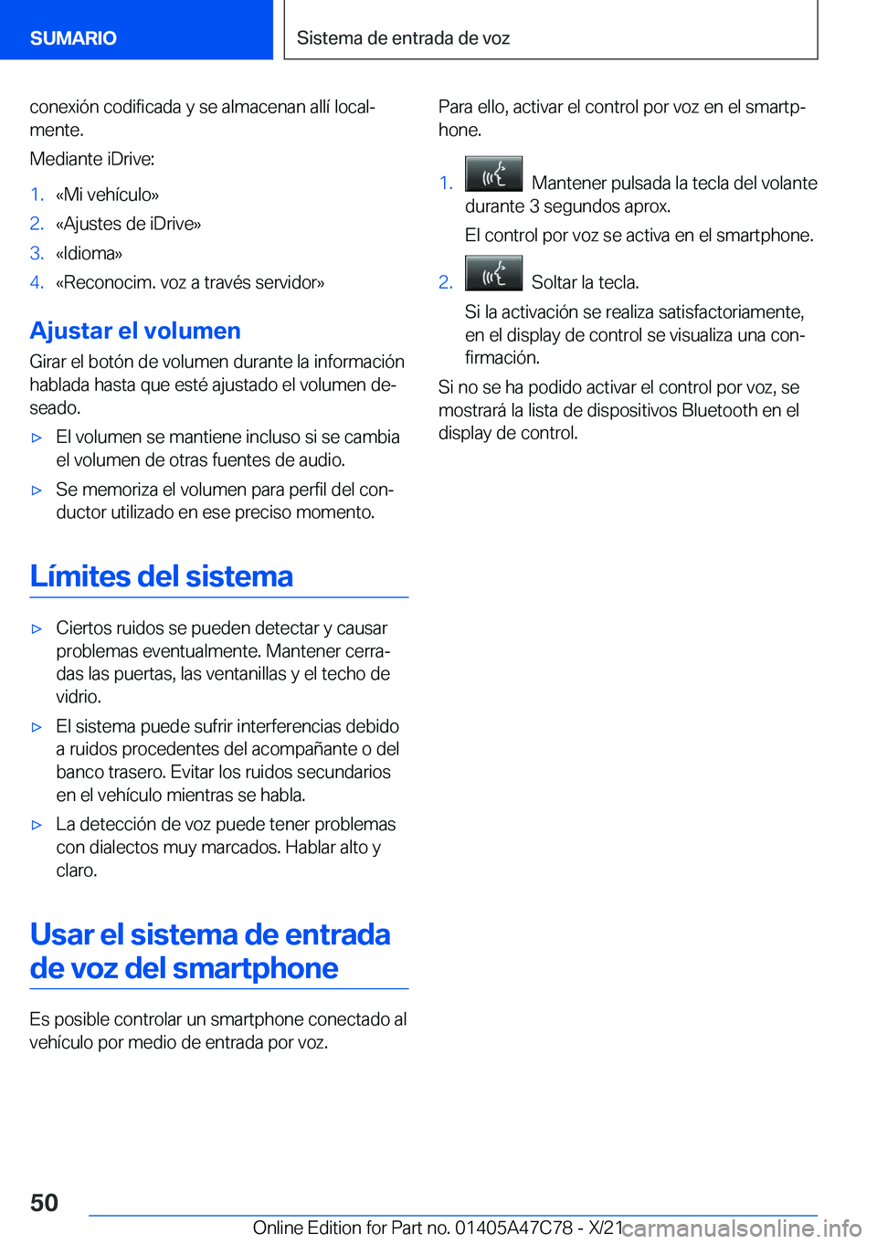 BMW X2 2022  Manuales de Empleo (in Spanish) �c�o�n�e�x�i�