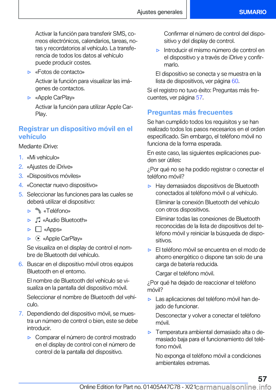 BMW X2 2022  Manuales de Empleo (in Spanish) �A�c�t�i�v�a�r��l�a��f�u�n�c�i�
