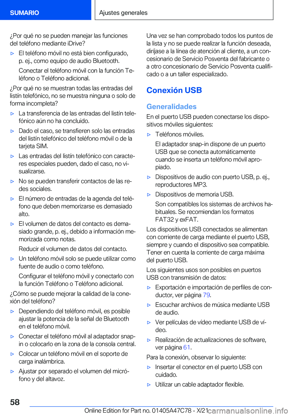 BMW X2 2022  Manuales de Empleo (in Spanish) ��P�o�r��q�u�