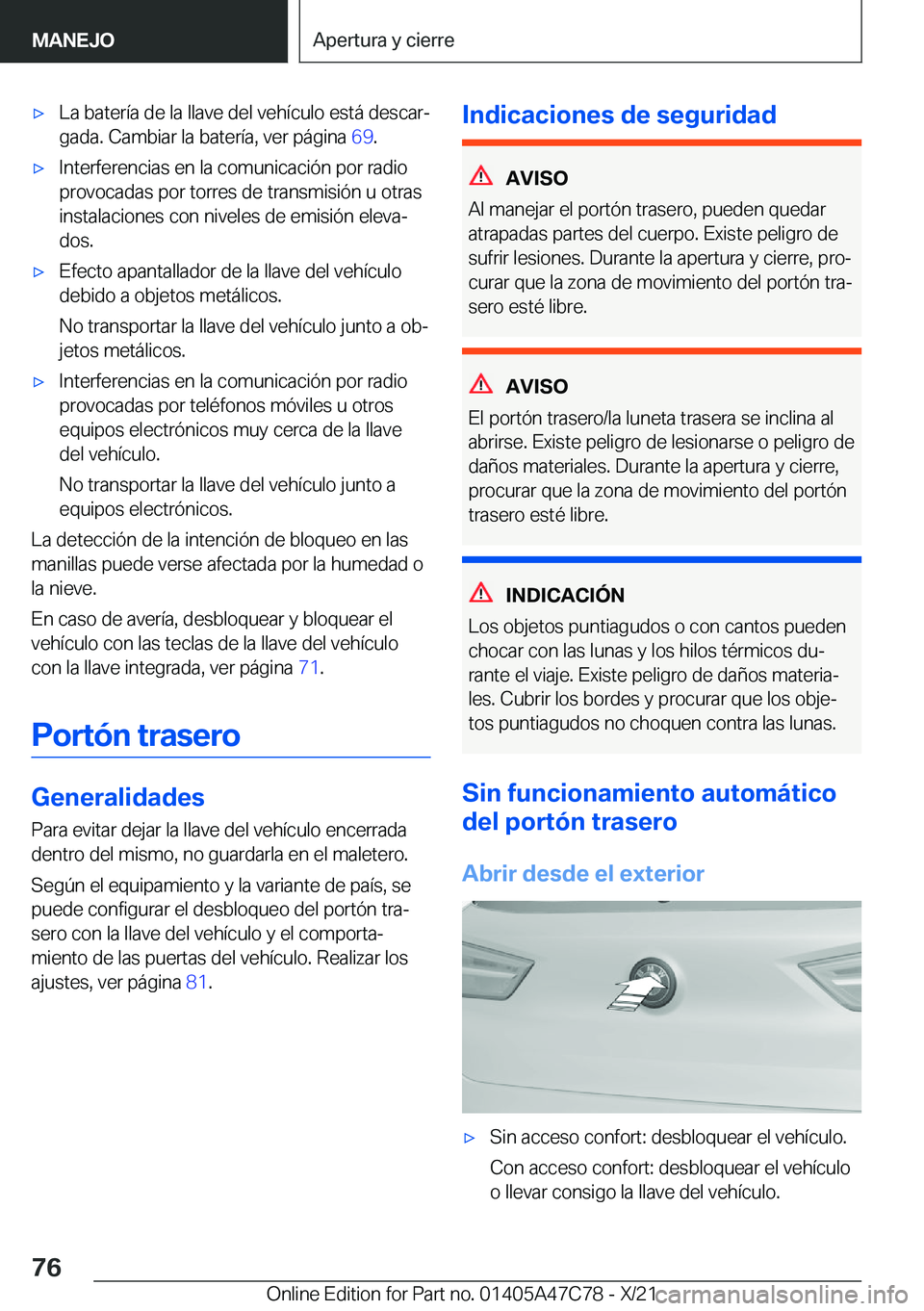 BMW X2 2022  Manuales de Empleo (in Spanish) x�L�a��b�a�t�e�r�
