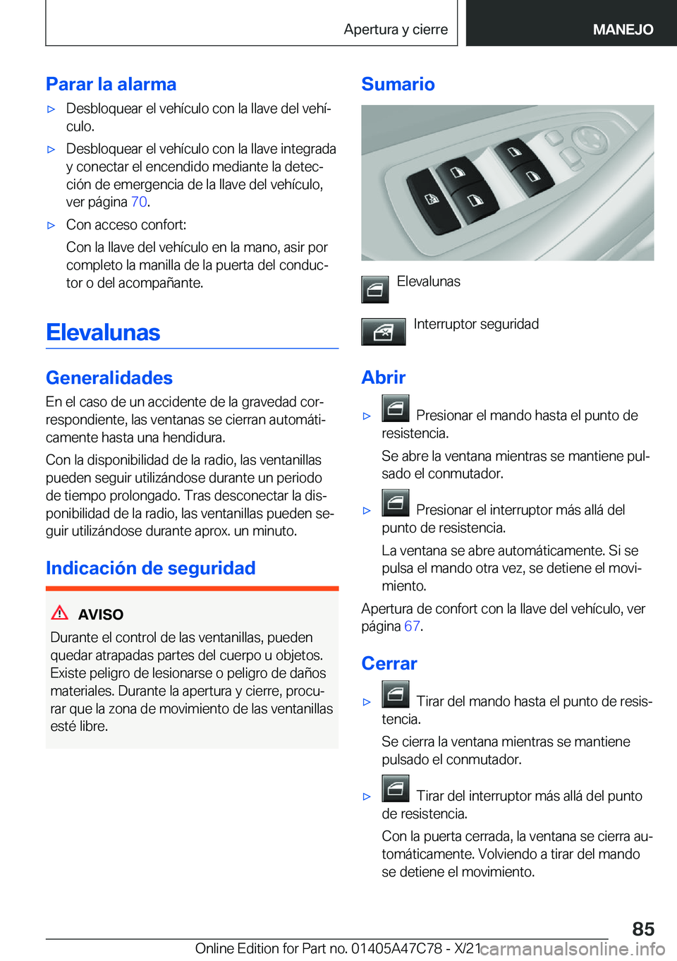 BMW X2 2022  Manuales de Empleo (in Spanish) �P�a�r�a�r��l�a��a�l�a�r�m�ax�D�e�s�b�l�o�q�u�e�a�r��e�l��v�e�h�