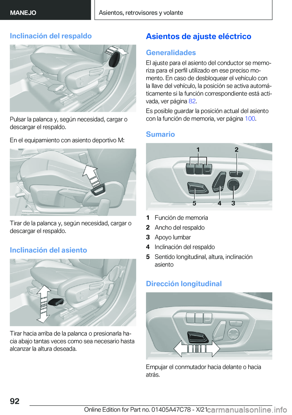 BMW X2 2022  Manuales de Empleo (in Spanish) �I�n�c�l�i�n�a�c�i�