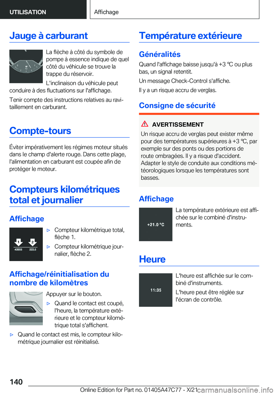 BMW X2 2022  Notices Demploi (in French) �J�a�u�g�e��