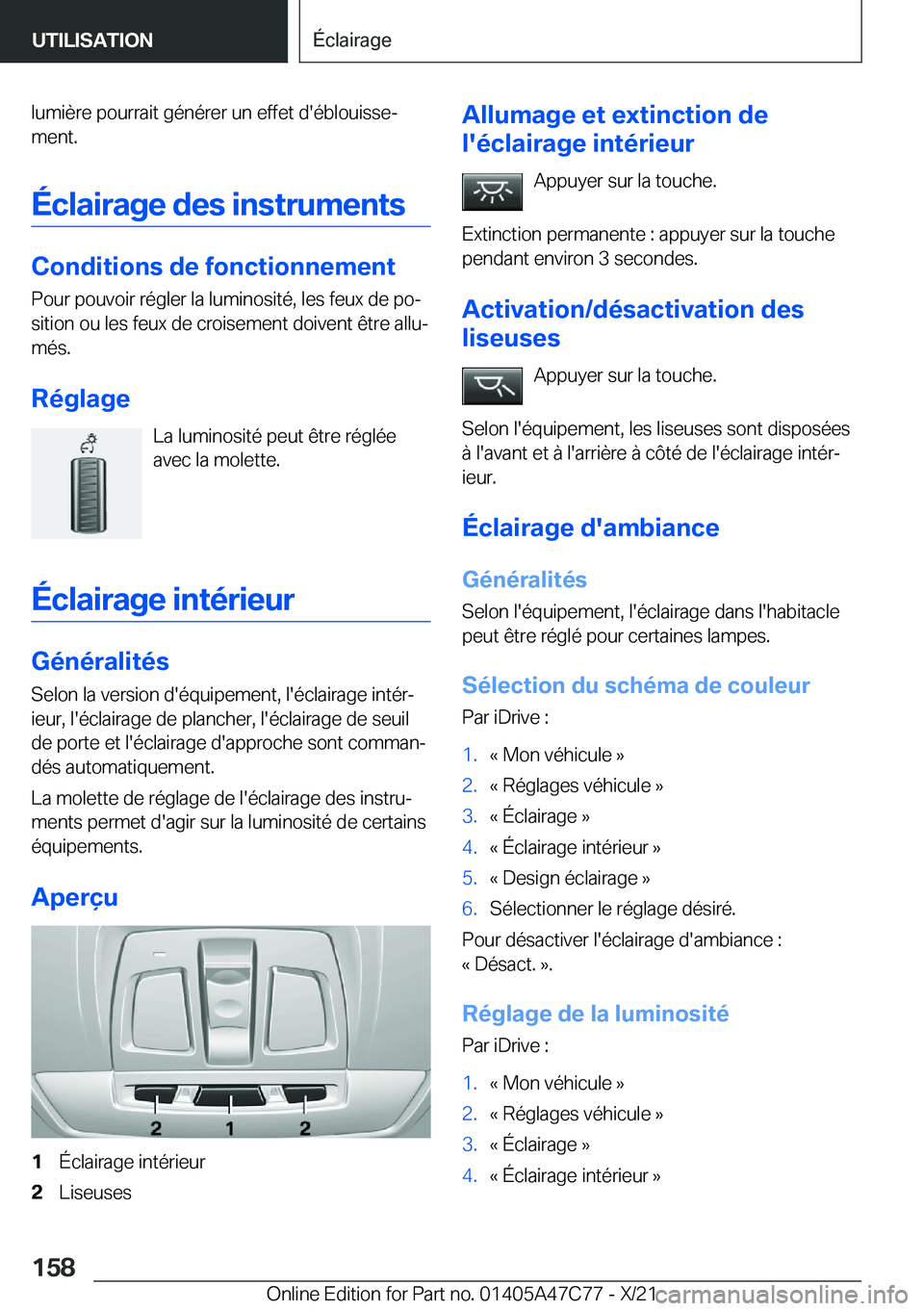 BMW X2 2022  Notices Demploi (in French) �l�u�m�i�è�r�e��p�o�u�r�r�a�i�t��g�é�n�é�r�e�r��u�n��e�f�f�e�t��d�'�é�b�l�o�u�i�s�s�ej
�m�e�n�t�.
�