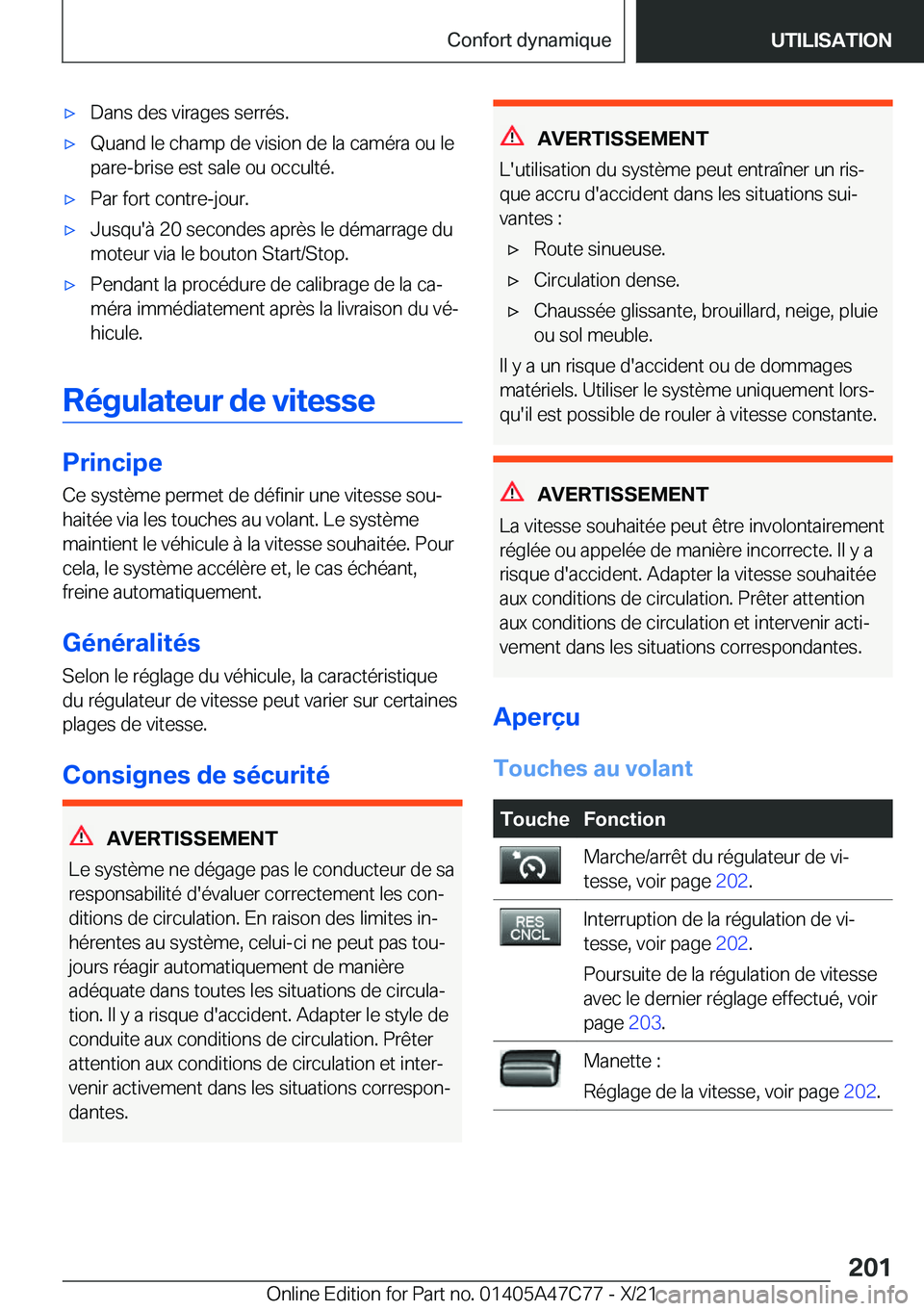 BMW X2 2022  Notices Demploi (in French) 'x�D�a�n�s��d�e�s��v�i�r�a�g�e�s��s�e�r�r�é�s�.'x�Q�u�a�n�d��l�e��c�h�a�m�p��d�e��v�i�s�i�o�n��d�e��l�a��c�a�m�é�r�a��o�u��l�e
�p�a�r�e�-�b�r�i�s�e��e�s�t��s�a�l�e��o�u��o�c�