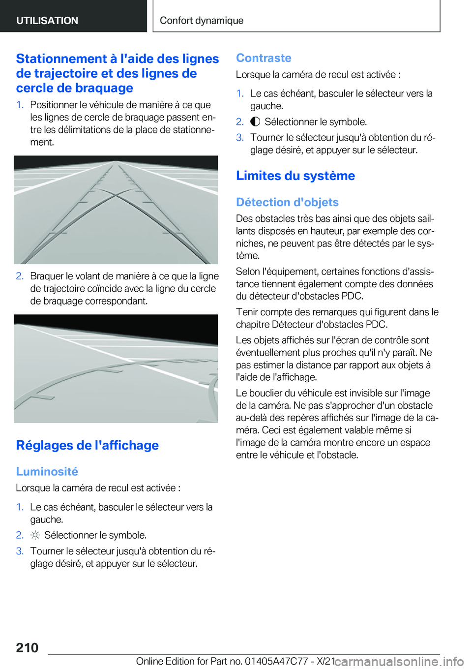 BMW X2 2022  Notices Demploi (in French) �S�t�a�t�i�o�n�n�e�m�e�n�t��