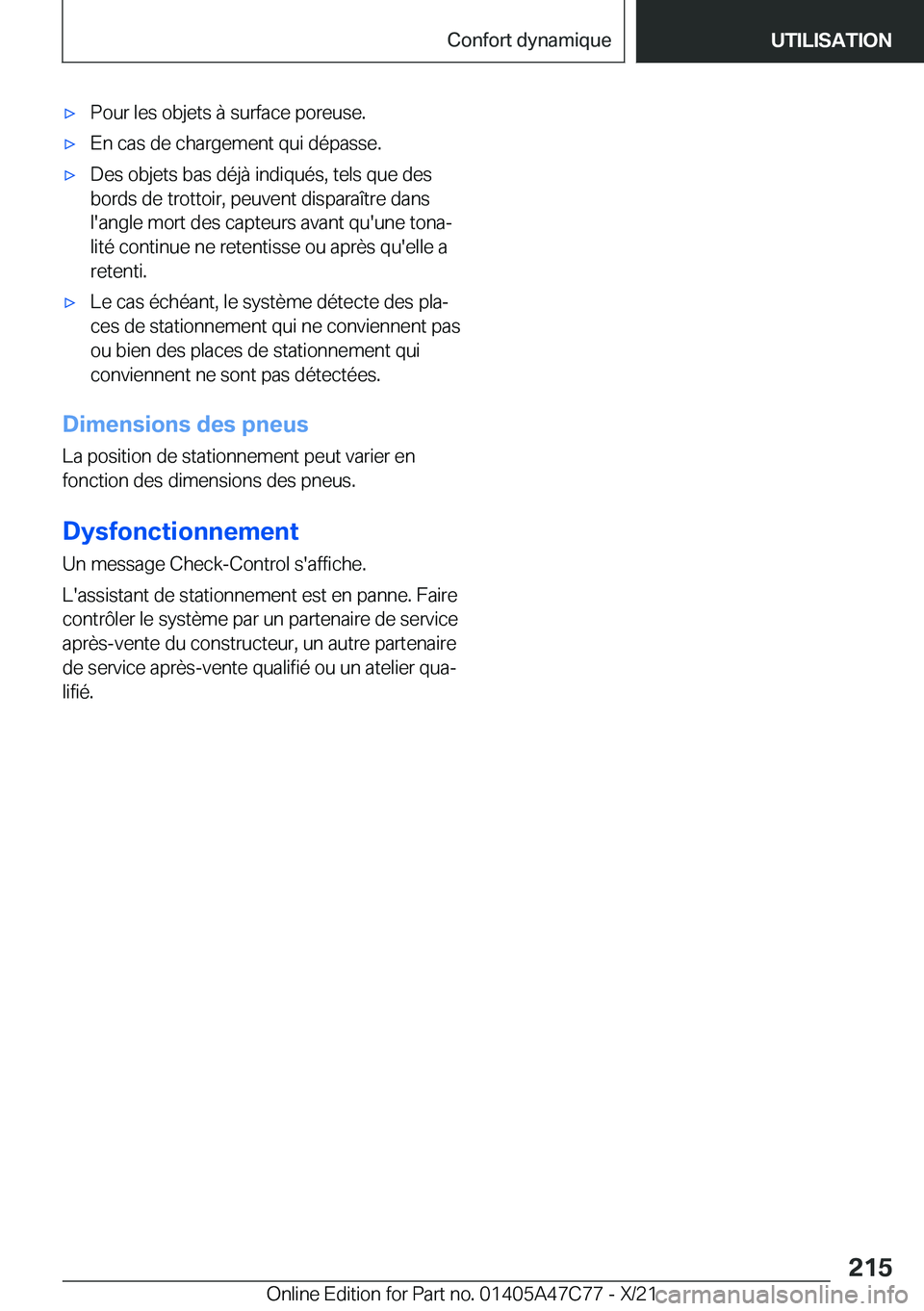 BMW X2 2022  Notices Demploi (in French) 'x�P�o�u�r��l�e�s��o�b�j�e�t�s��