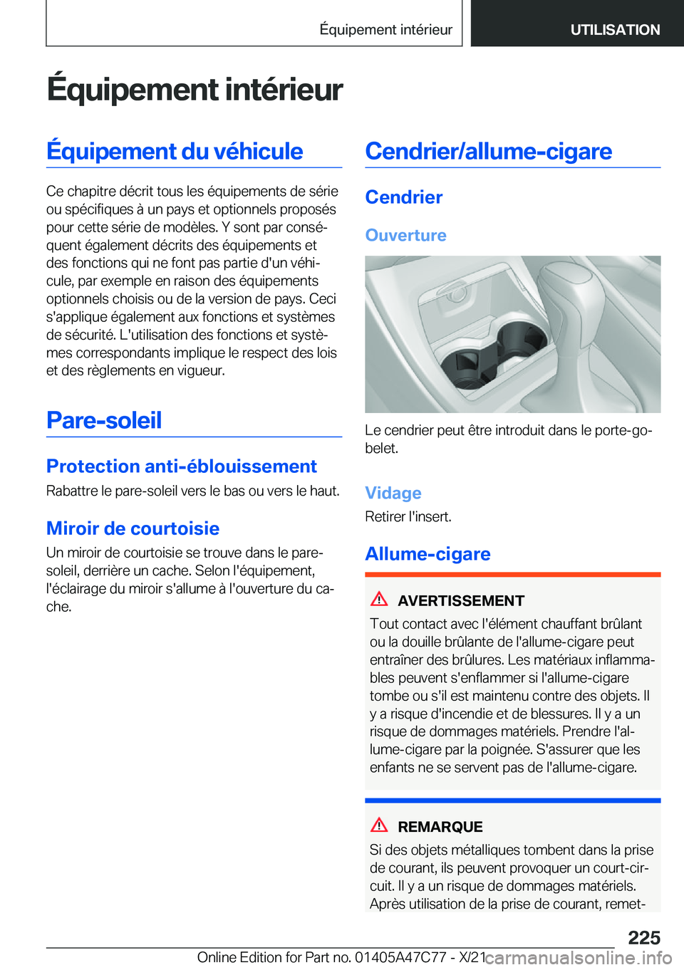BMW X2 2022  Notices Demploi (in French) �